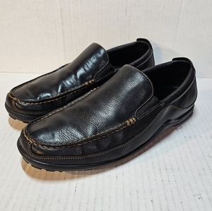 Cole Haan Black Leather Slip On Shoes Loafers Mens Size 11 W CO3557